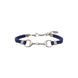 Equestrian Jewelry armband Lilo: bandje in suède-look met een bit in goud of zilver