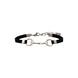 Equestrian Jewelry armband Lilo: bandje in suède-look met een bit in goud of zilver