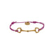 Equestrian Jewelry armband Lana: dun elastisch koordje met een fijne bit in goud of zilver