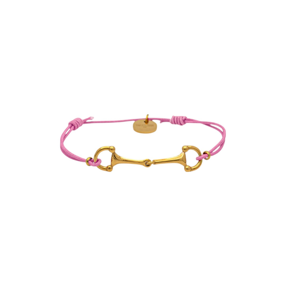 Equestrian Jewelry armband Lana: dun elastisch koordje met een fijne bit in goud of zilver