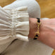 Equestrian Jewelry armband Lilo: bandje in suède-look met een bit in goud of zilver