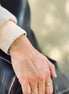Equestrian Jewelry armband Lana: dun elastisch koordje met een fijne bit in goud of zilver