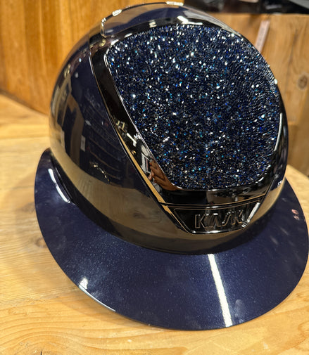 Kask Star Lady Pure Shine Navy Crystals Midnight Mixture Abisso Chrome Black
