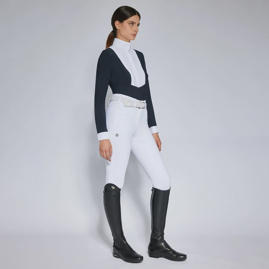 Cavalleria Toscana Competition Shirt Hunter L/S