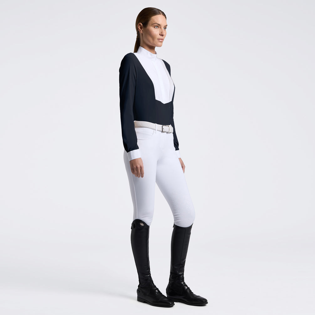 Cavalleria Toscana American L/S Shirt dames wedstrijdshirt