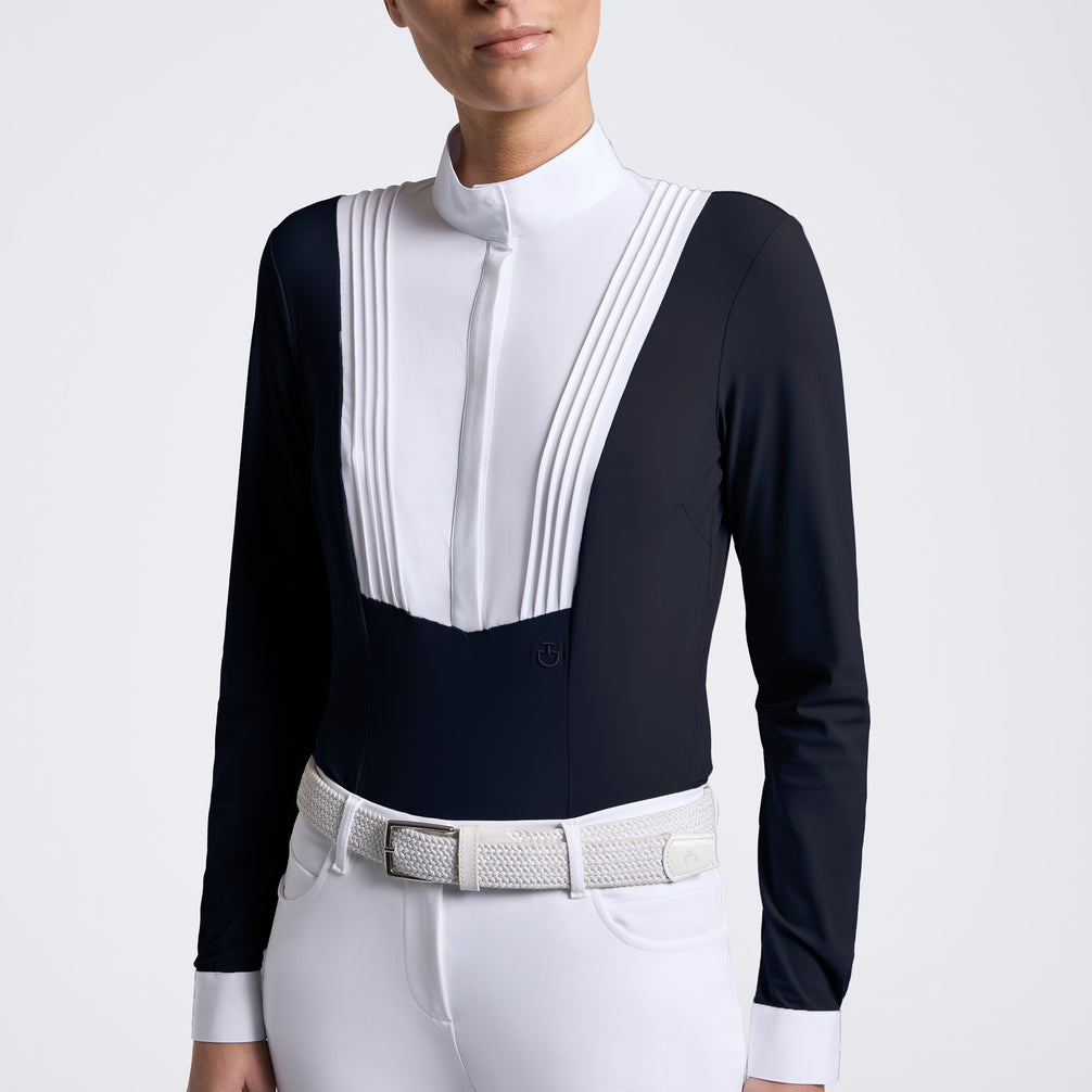 Cavalleria Toscana American L/S Shirt dames wedstrijdshirt