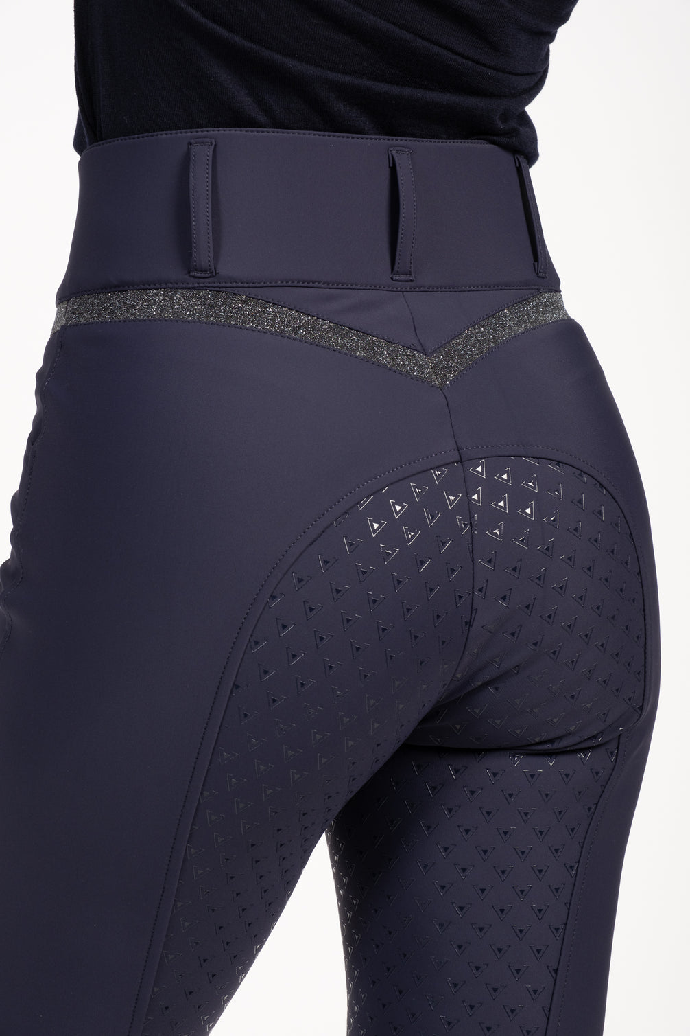 Pantalon d'équitation Vestrum Lab Cygnus Full Grip taille haute Femme