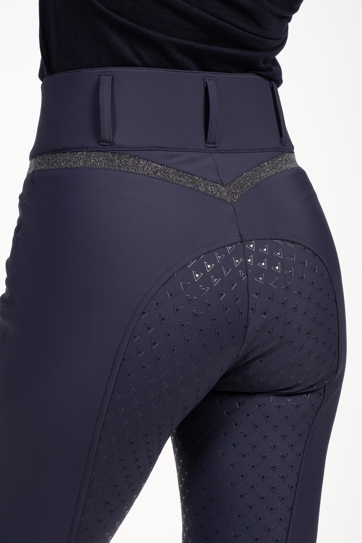 Pantalon d'équitation Vestrum Lab Cygnus Full Grip taille haute Femme