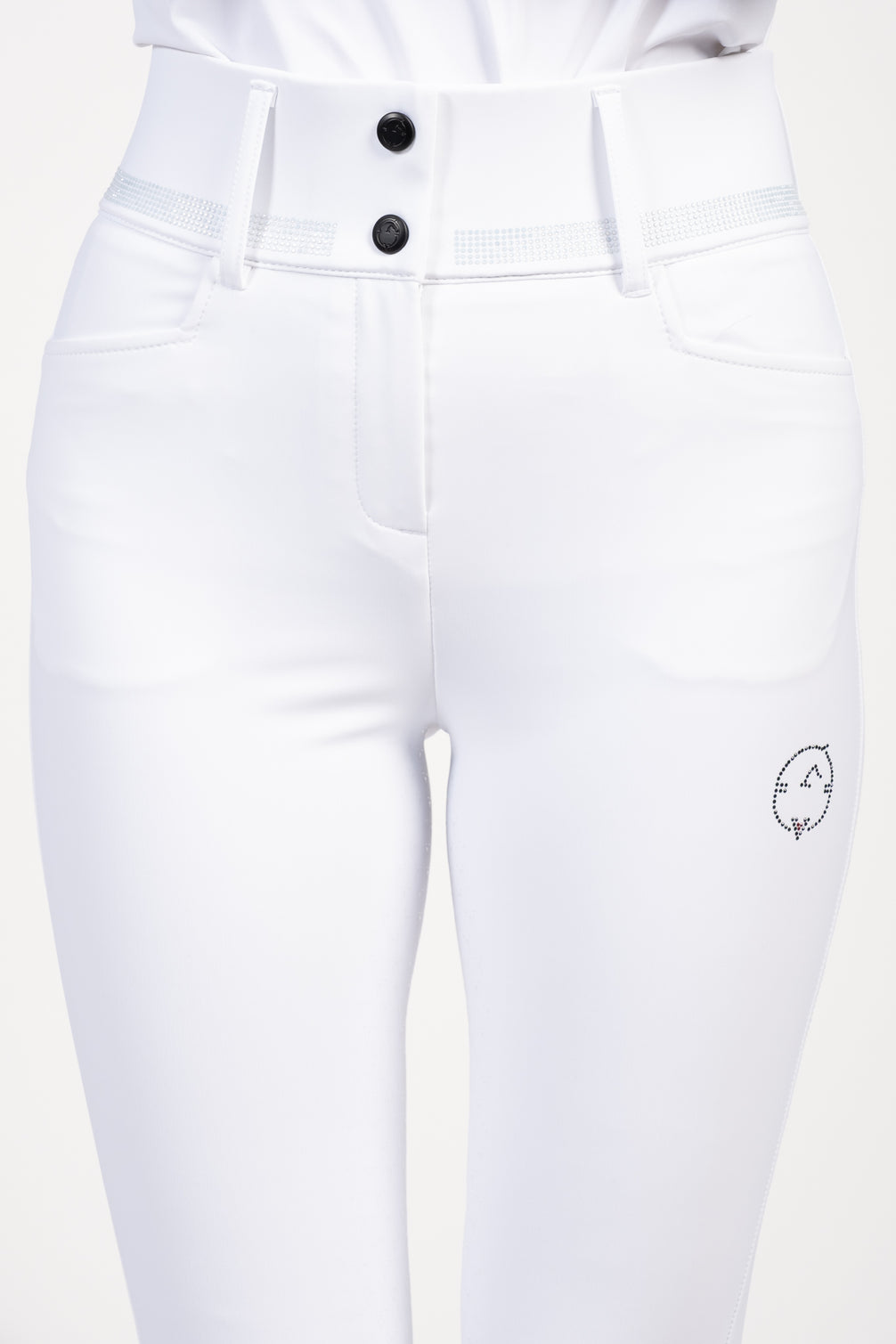 Pantalon d'équitation Vestrum Lab Libra Studs Full Grip taille haute Femme