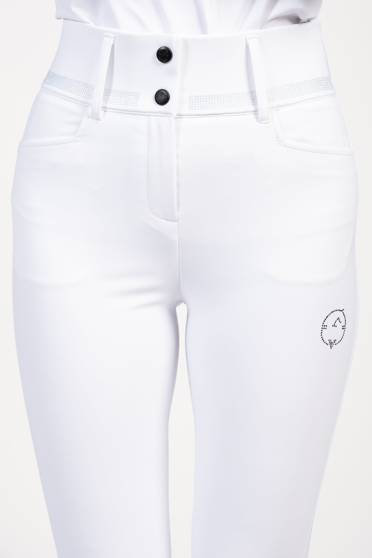 Pantalon d'équitation Vestrum Lab Libra Studs Full Grip taille haute Femme