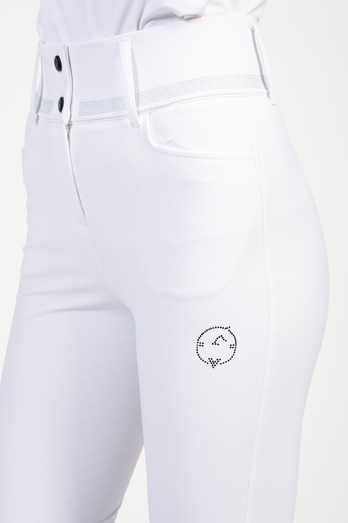 Pantalon d'équitation Vestrum Lab Libra Studs Full Grip taille haute Femme