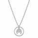 Equestrian Jewelry ketting Yumi met ronde hanger, hoefijzer met strass-steentjes en sterretje, in zilver en goud