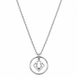 Equestrian Jewelry ketting Nali met grafische opengewerkte hoefijzerhanger, in zilver en goud