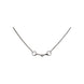 Equestrian Jewelry ketting Utah met bithanger aan een fijne ketting, in zilver en goud