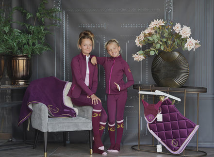 Joline Vest Meisjes Burgundy
