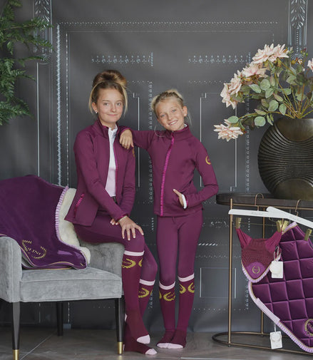 Joline Vest Meisjes Burgundy