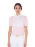 Equestro Dames Slim Fit Pleated Polo