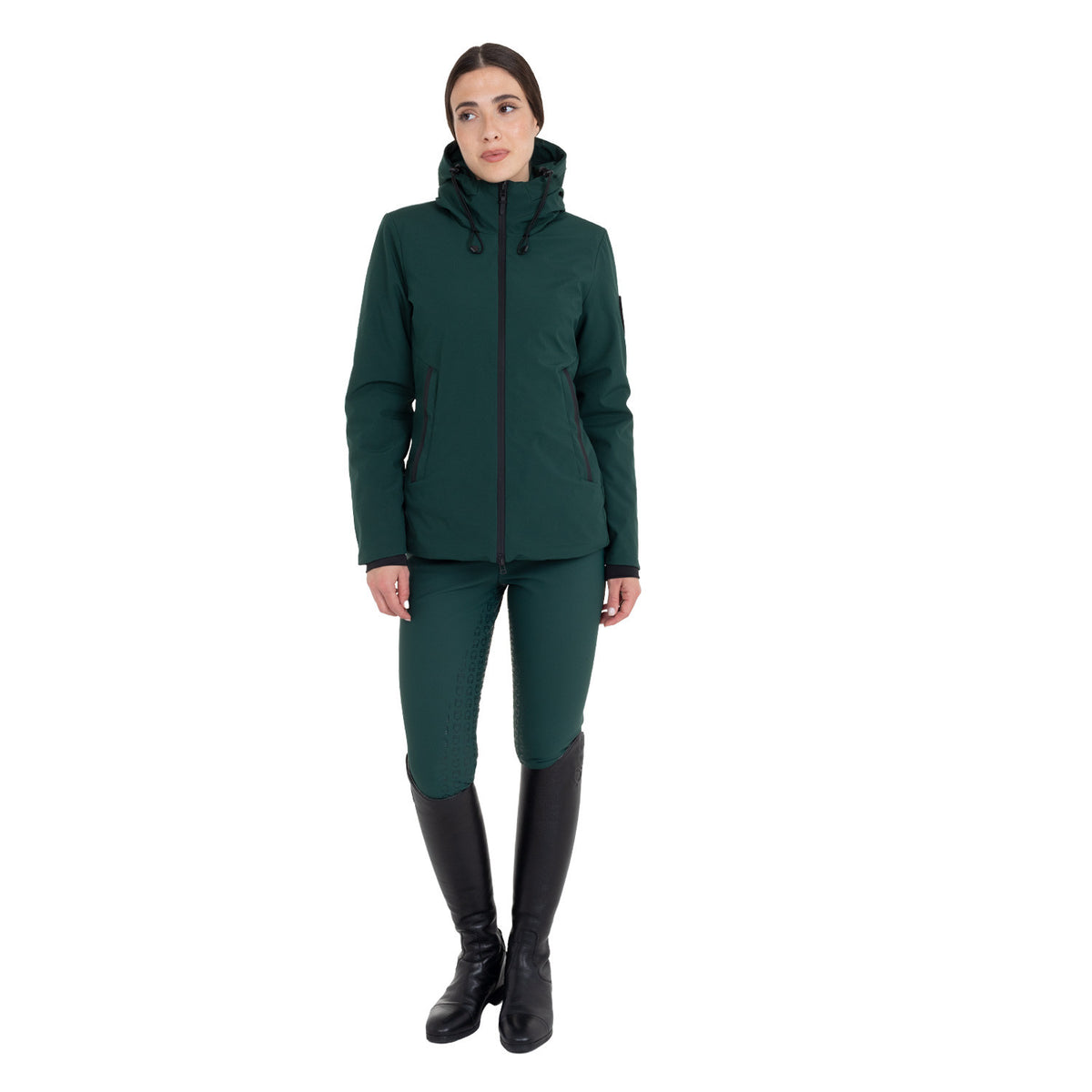 Veste d'hiver Equestrian pour femme, résistante à l'eau et au vent