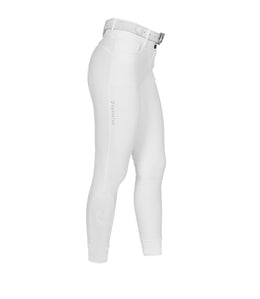 Equestro Rijbroek Hoge Taille Full Grip Strass Logo Dames