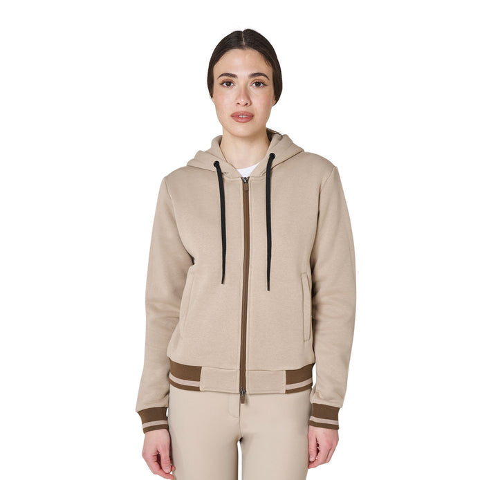 Sweat à Capuche Zippé Femme Equestro