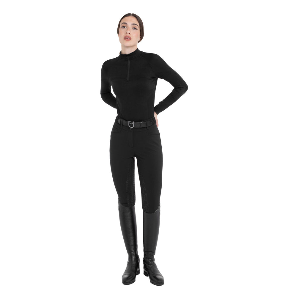 Pantalon d'équitation Equestro taille haute Full Grip Bi-Stretch Femme