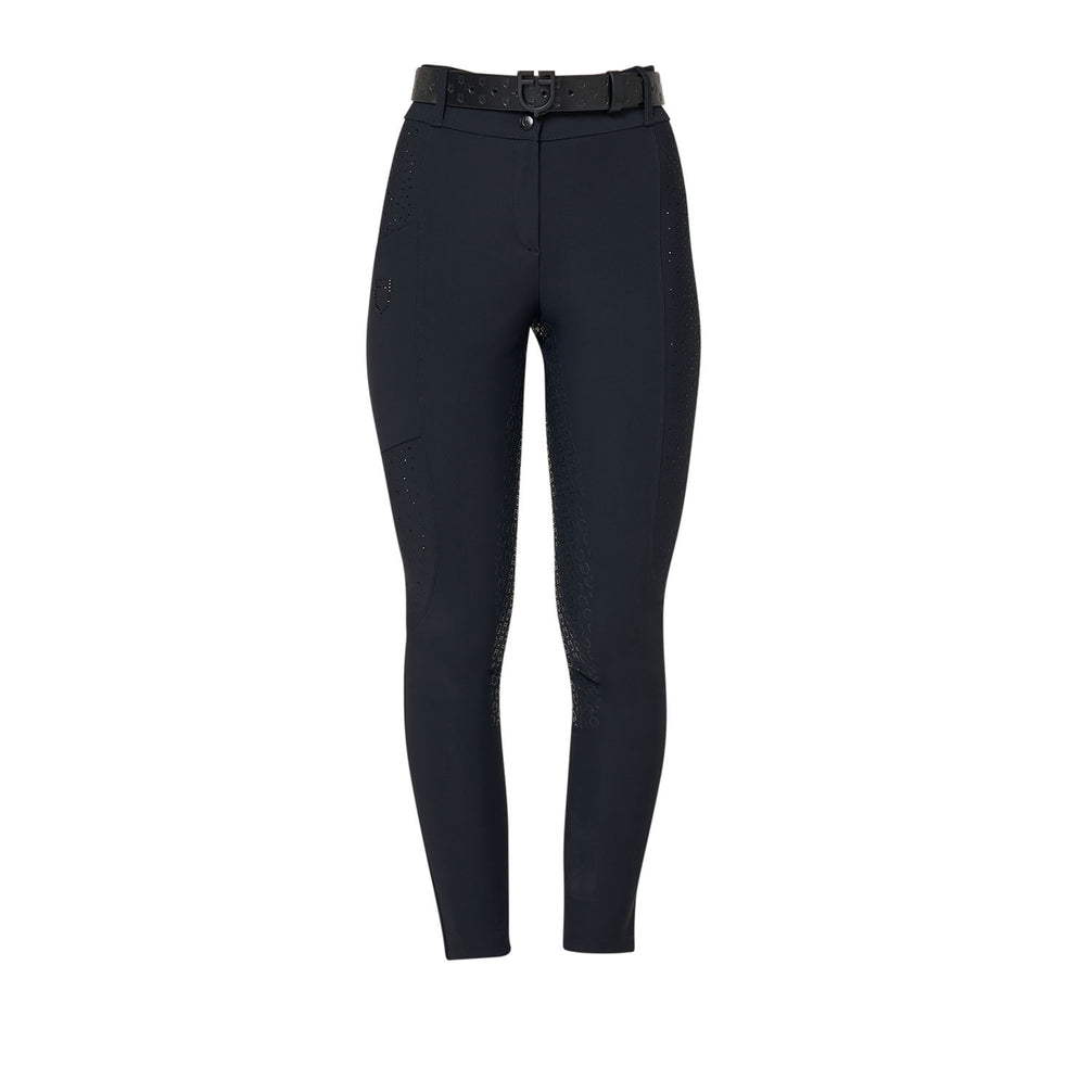 Pantalon d'équitation Equestro taille haute Full Grip strass Femme