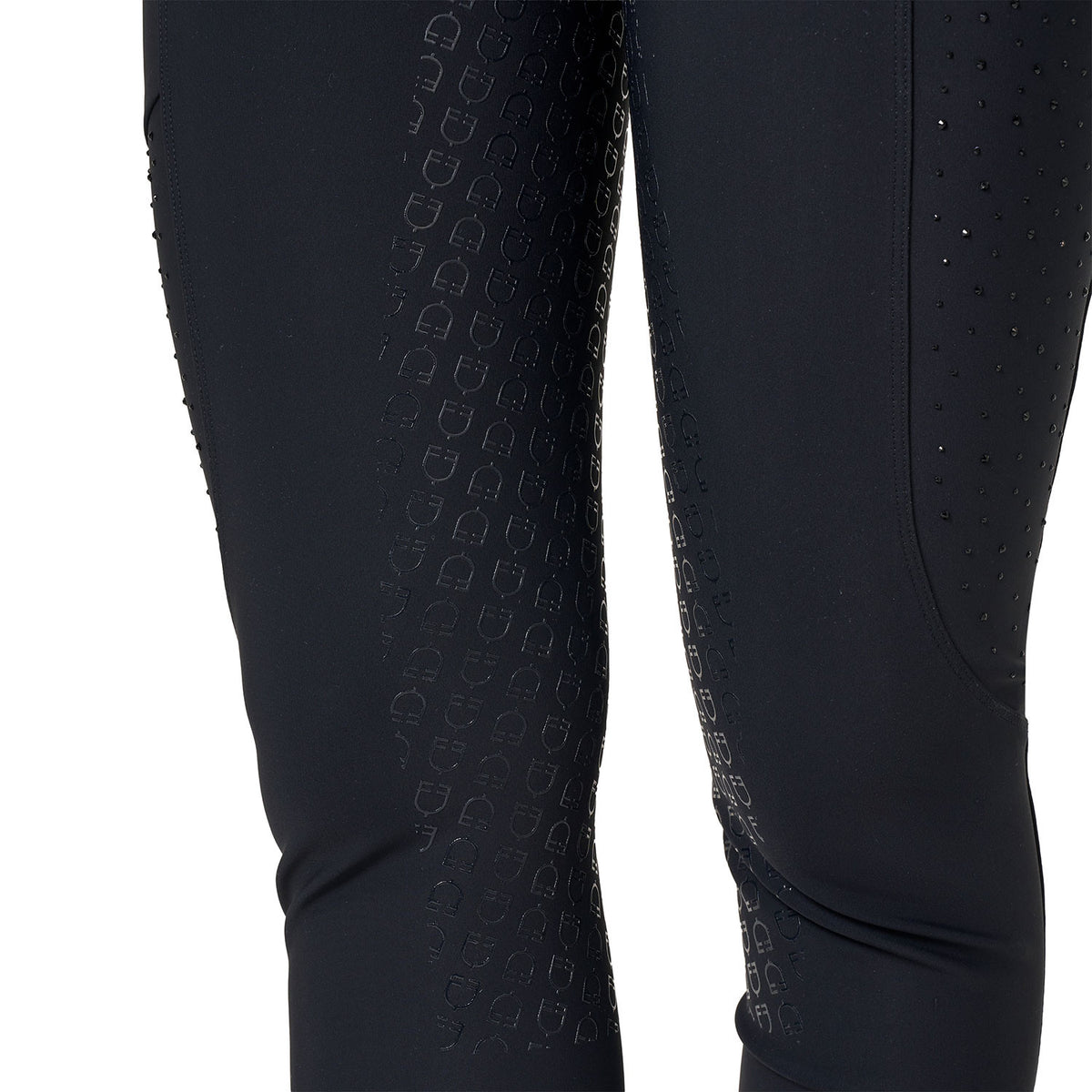 Pantalon d'équitation Equestro taille haute Full Grip strass Femme