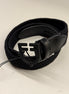 Equestro Elastic Riem met Zwart Logoed Buckle