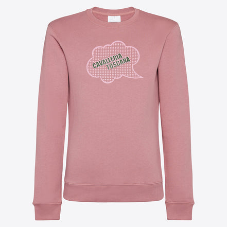 Cavalleria Toscana Young Rider Comic Book Cotton Crew Neck Sweatshirt