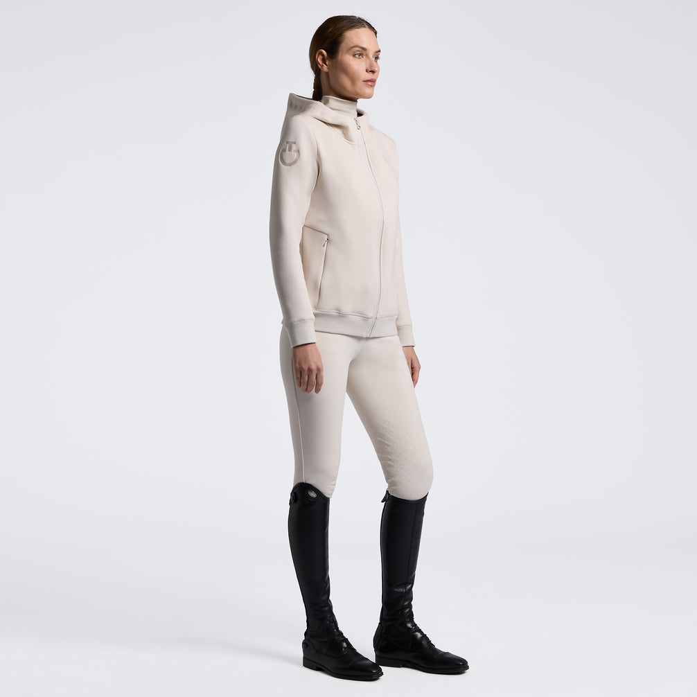 Cavalleria Toscana Technical Zip-Up Hoodie Dames