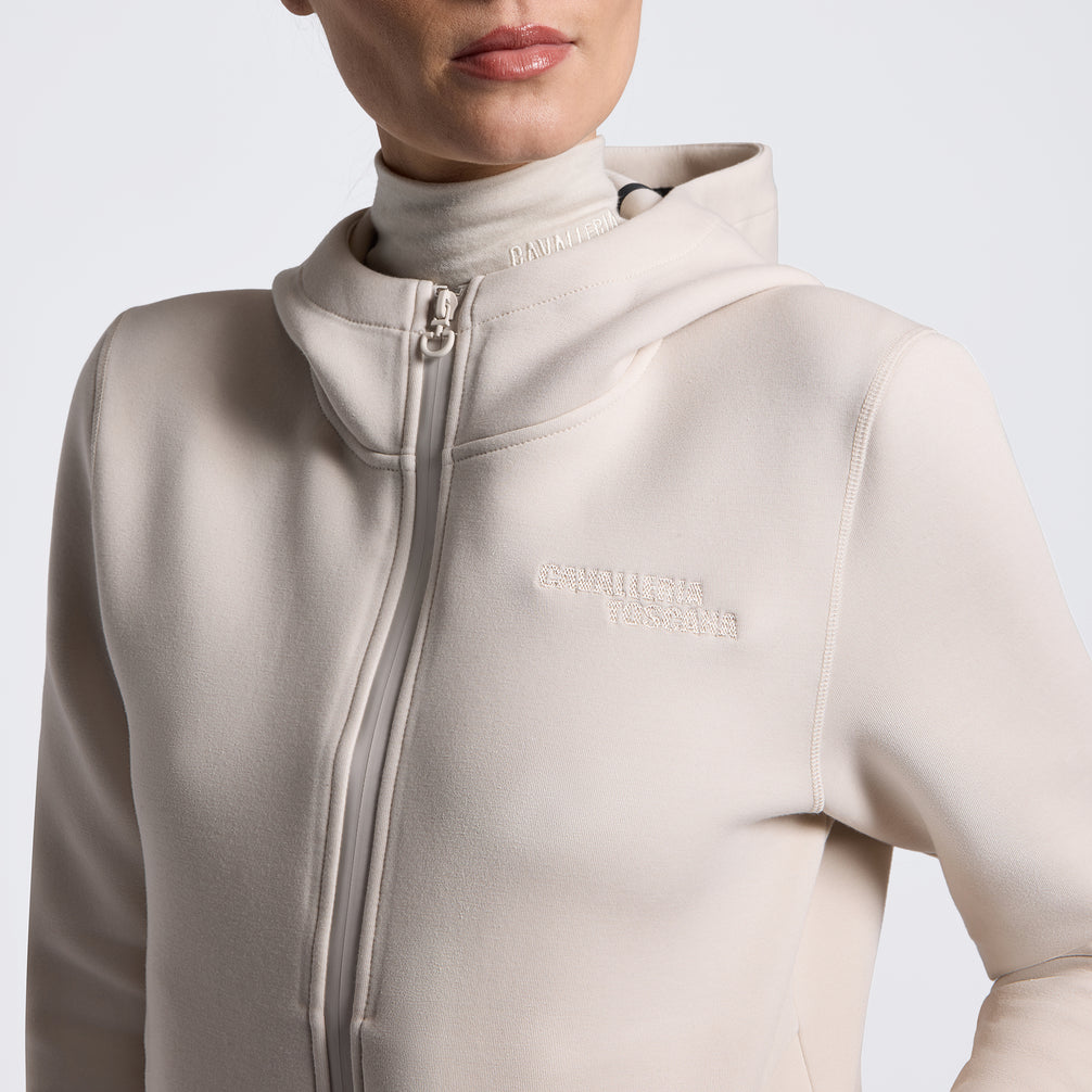 Cavalleria Toscana Technical Zip-Up Hoodie Dames