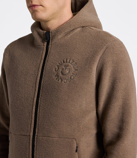 Cavalleria Toscana Fleece Zip Hoodie Heren