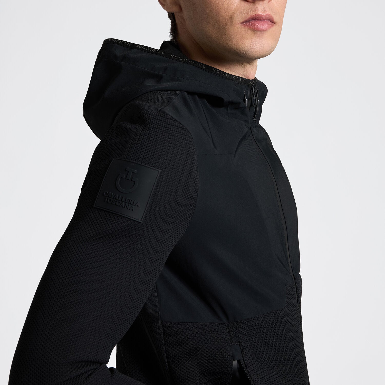 Cavalleria Toscana Heren Tech Knit Softshell Jas