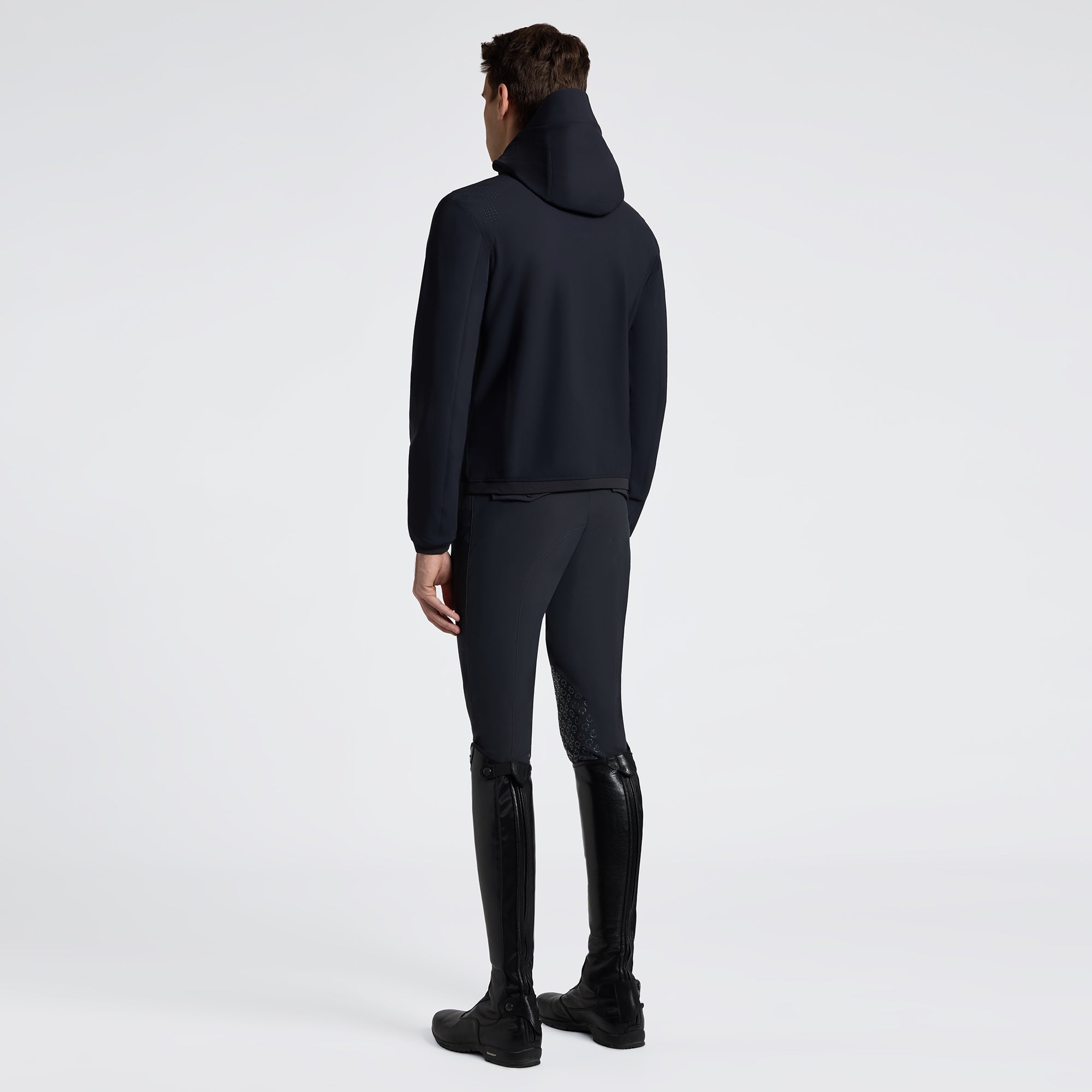 Cavalleria Toscana Heren Perforated Jersey Softshell