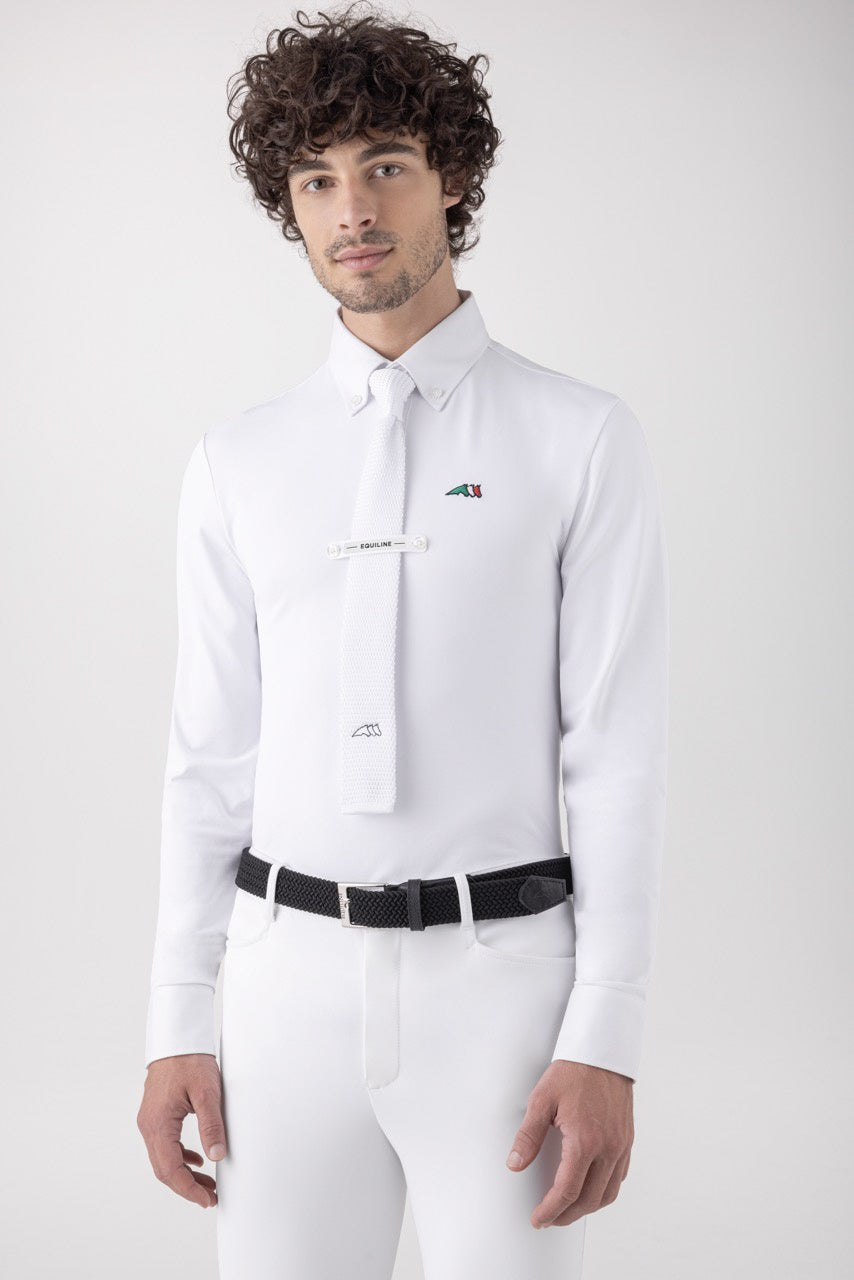 Equiline David Wedstrijd Polo Long Sleeves