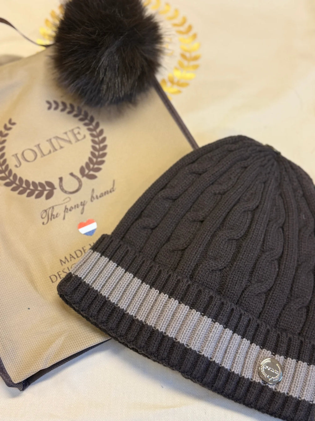 Joline Beanie Pompon