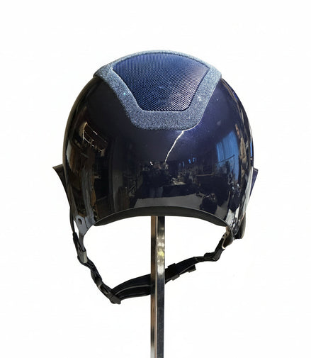 Kask Star Lady Pure Shine Navy Crystals Frame Navy Chrome Black