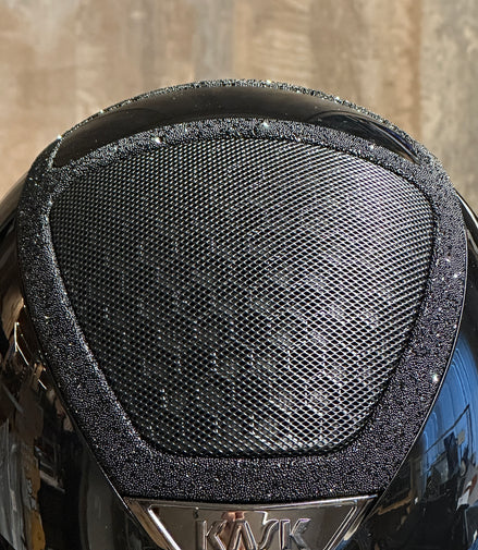 Cadre Kask Pure Shine Swarovski Noir