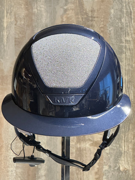 Kask Star Lady Pure Shine Navy WG11 + Tapis Swarovski Argent