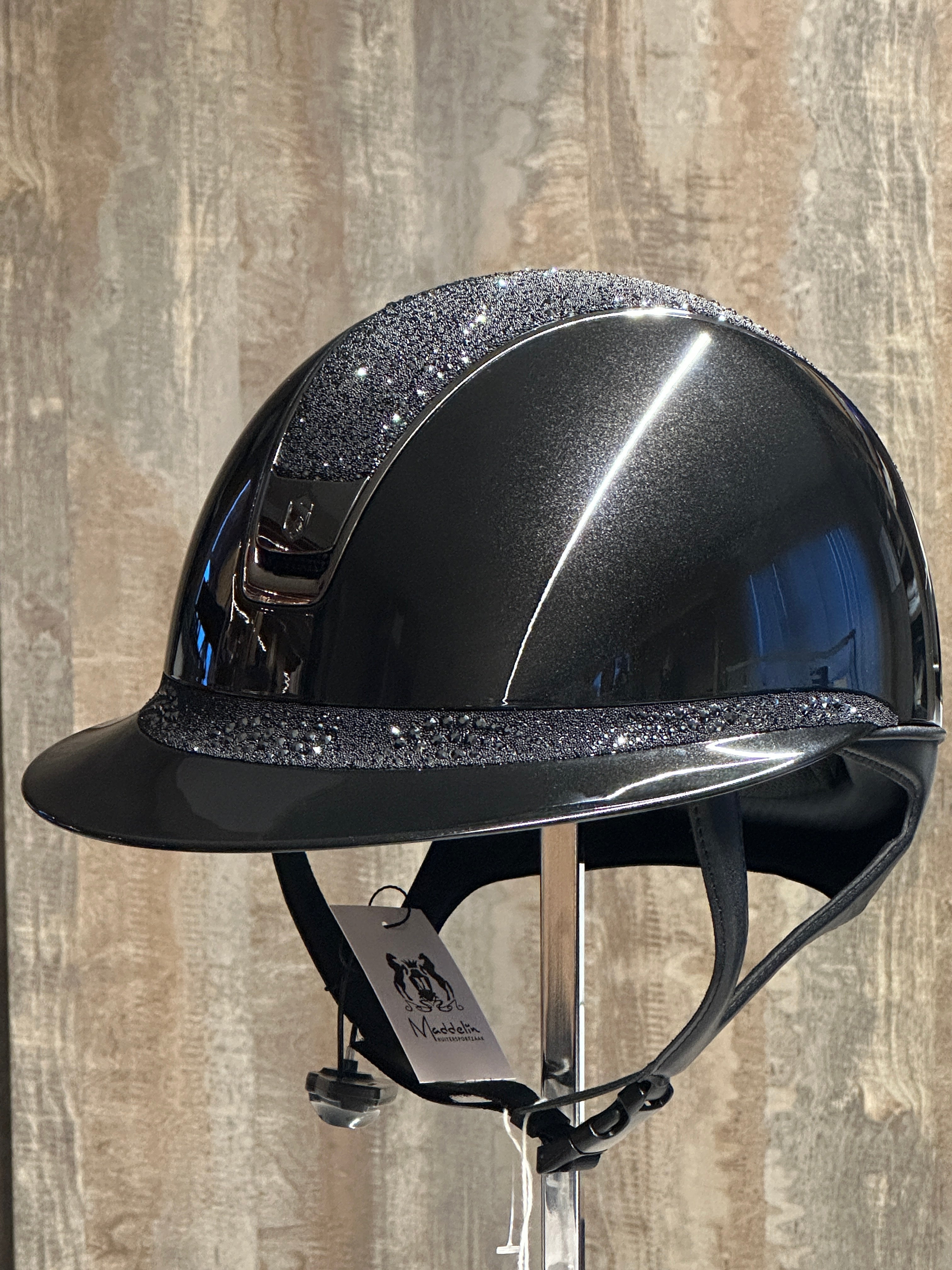 Samshield Miss Glossy Crystal Intarsia Chrome Noir