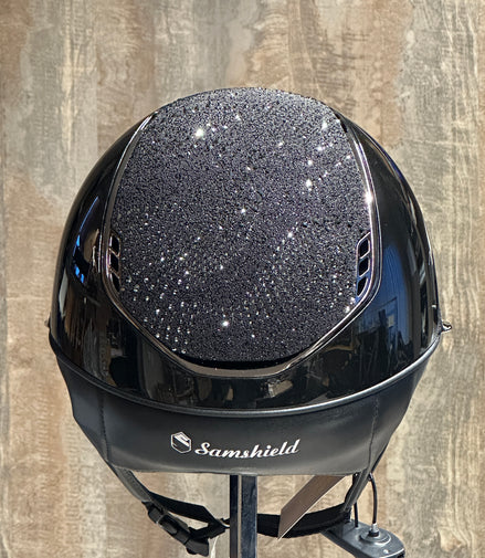 Samshield Miss Glossy Crystal Intarsia Chrome Noir