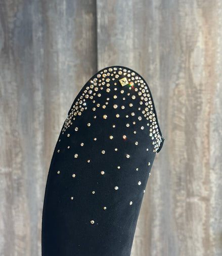 DeNiro Bellini 9 Suede Black Swarovski GGP20 Golden Shadow