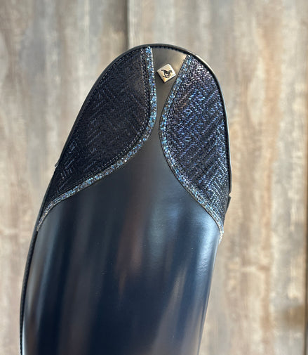 DeNiro Bellini 7 Brushed Navy G45 Callas Classici Blu 10cm Swarovski GGS73 + New Knee Comfort
