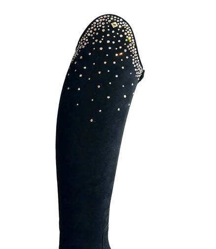 DeNiro Bellini 9 Suede Black Swarovski GGP20 Golden Shadow