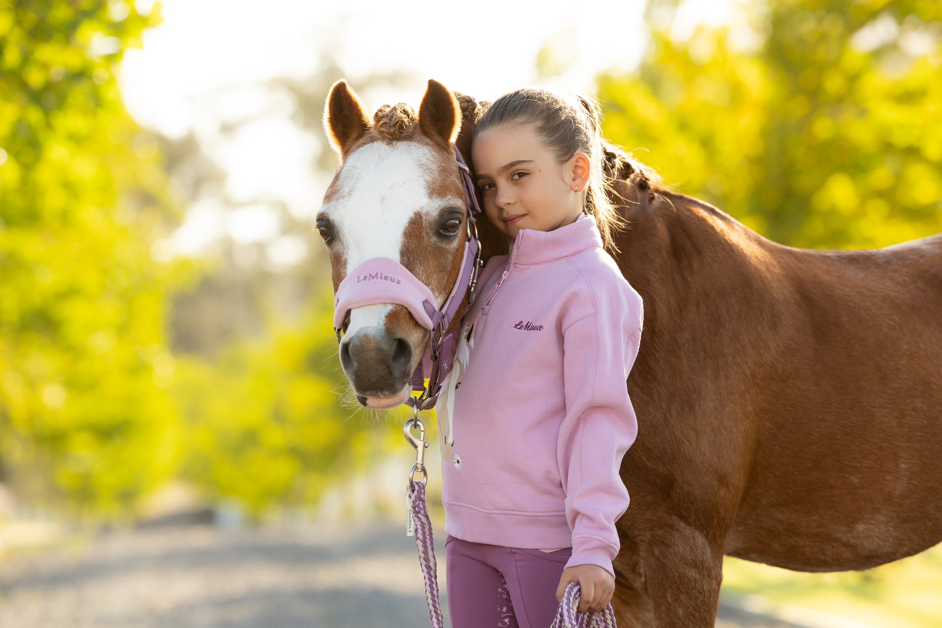 LeMieux Mini Quinn Quarter Zip Sweater Kids