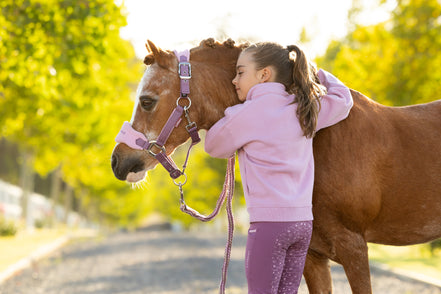 LeMieux Mini Quinn Quarter Zip Sweater Kids