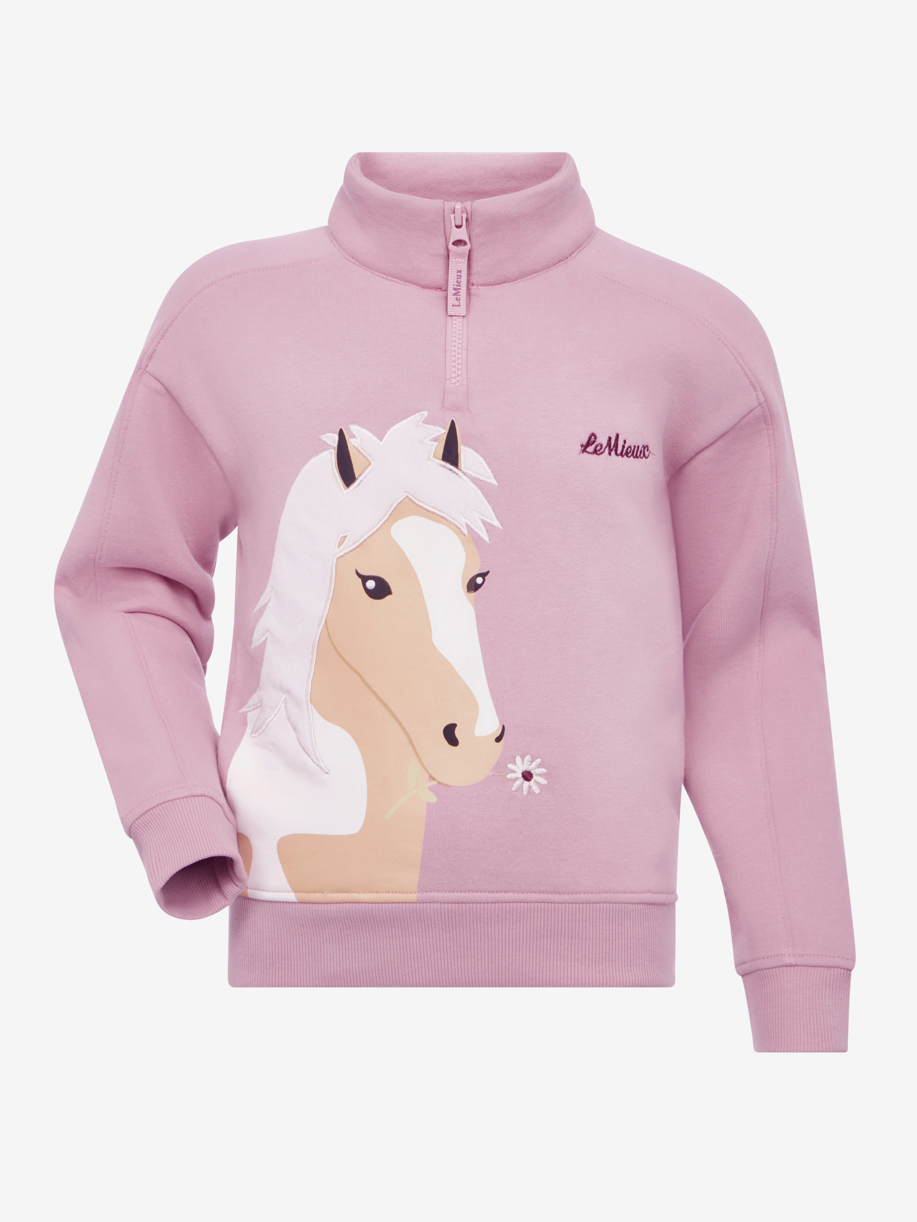 LeMieux Mini Quinn Quarter Zip Sweater Kids