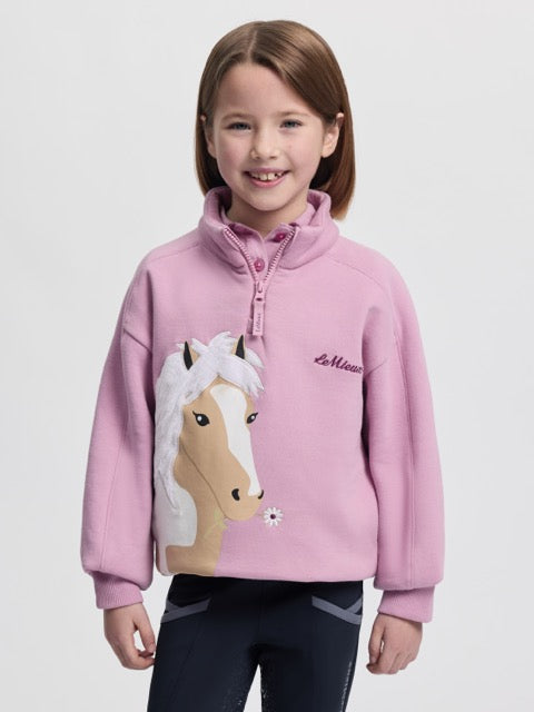 LeMieux Mini Quinn Quarter Zip Sweater Kids
