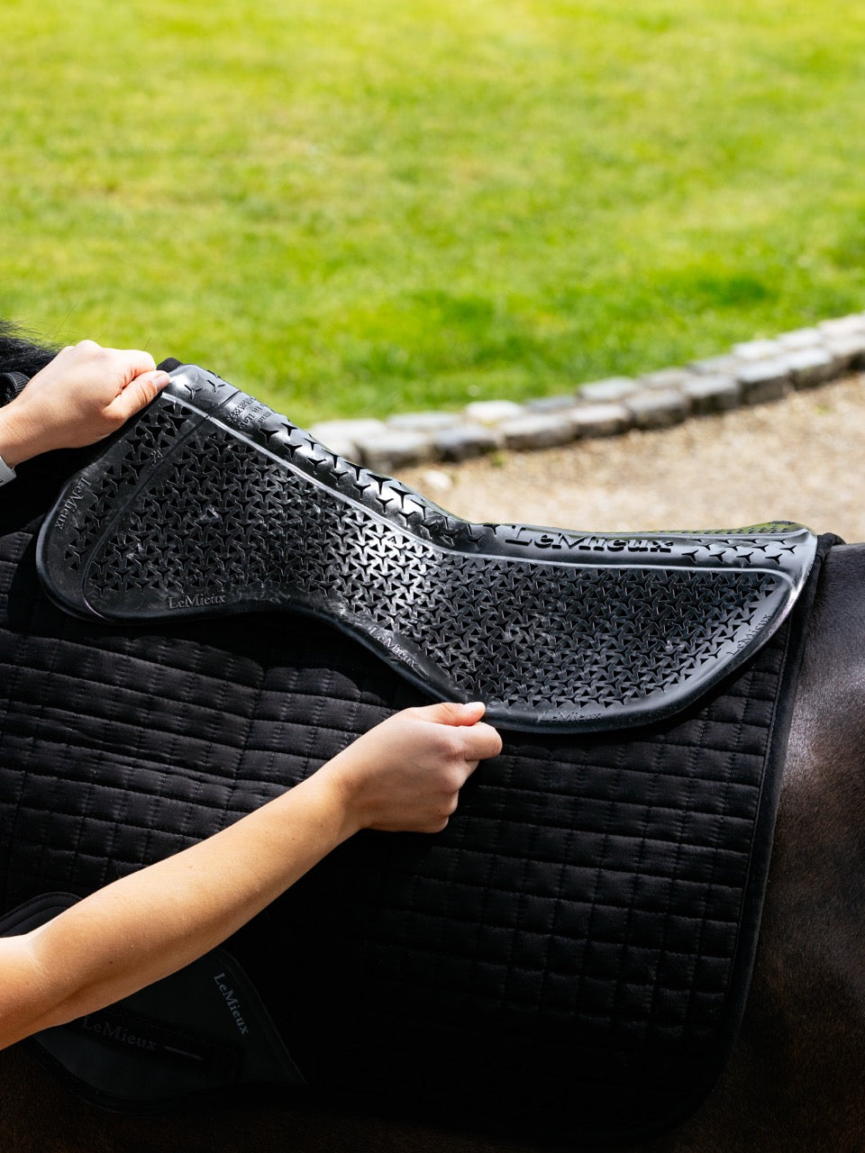 LeMieux Gel-Tek Shaped Half Pad