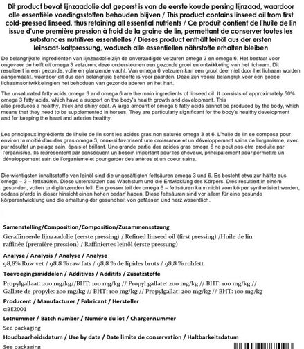 Result Equine R-Linseed Oil 1L